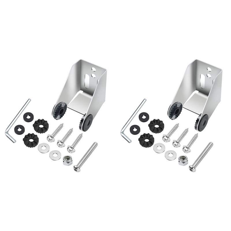 Fish Finder Transducer - 2 szt. Wytrzymałe metalowe uchwyty montażowe