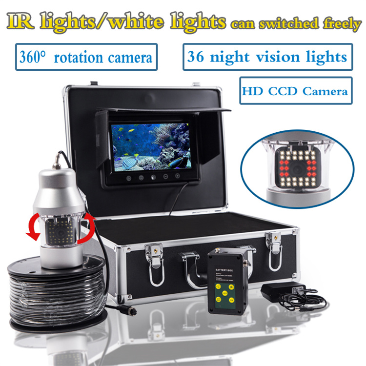 Echosonda 360 °   Obrotowa pod – Fish Finder Cable recenzja i cena