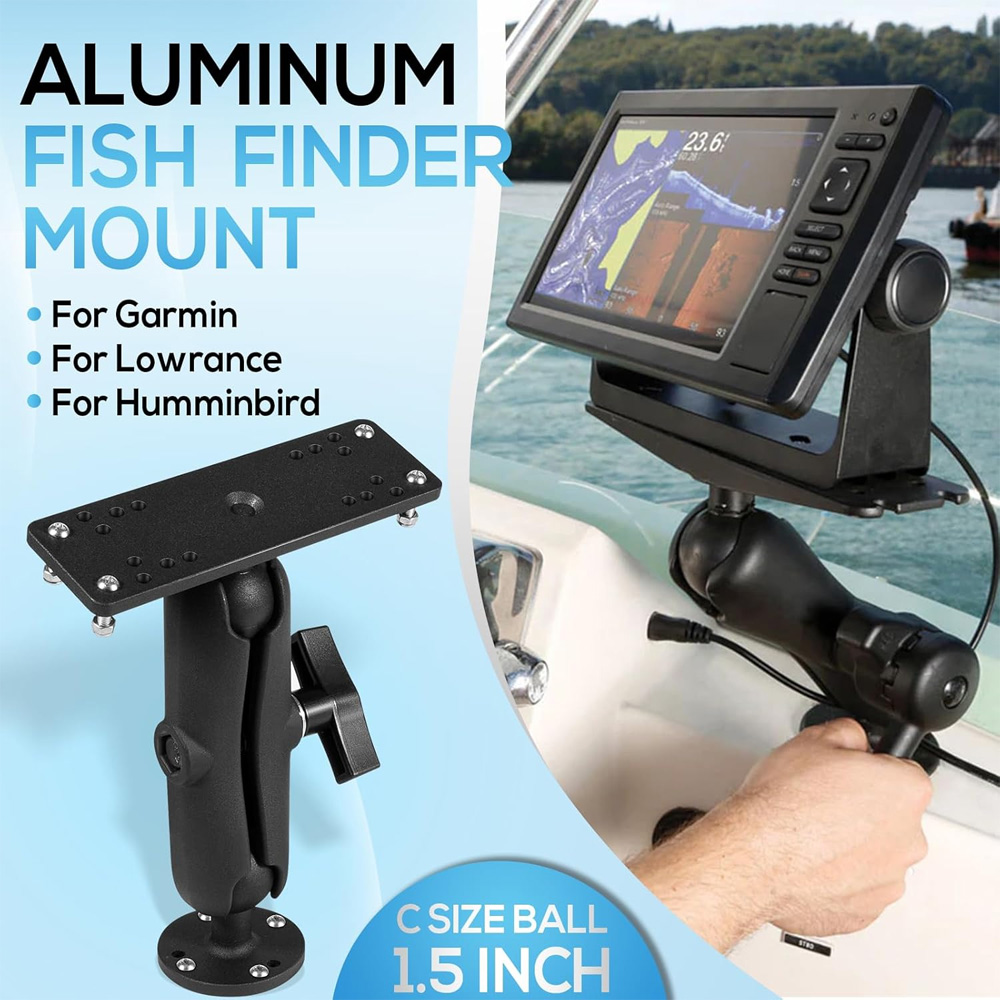 Aluminiowy uchwyt do echosondy – Fish Finder Mount recenzja i cena