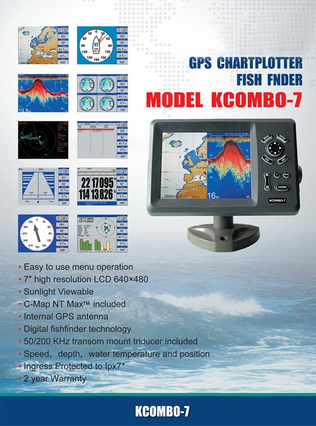 Kcombo-7 7-calowy ploter GPS / – Fish Finder Gps recenzja i cena