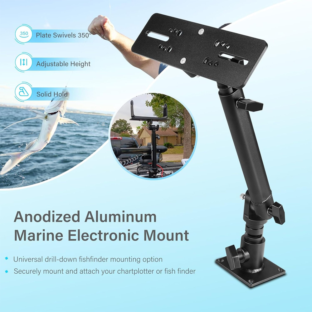 Uniwersalny uchwyt do echosond – Fish Finder Mount recenzja i cena