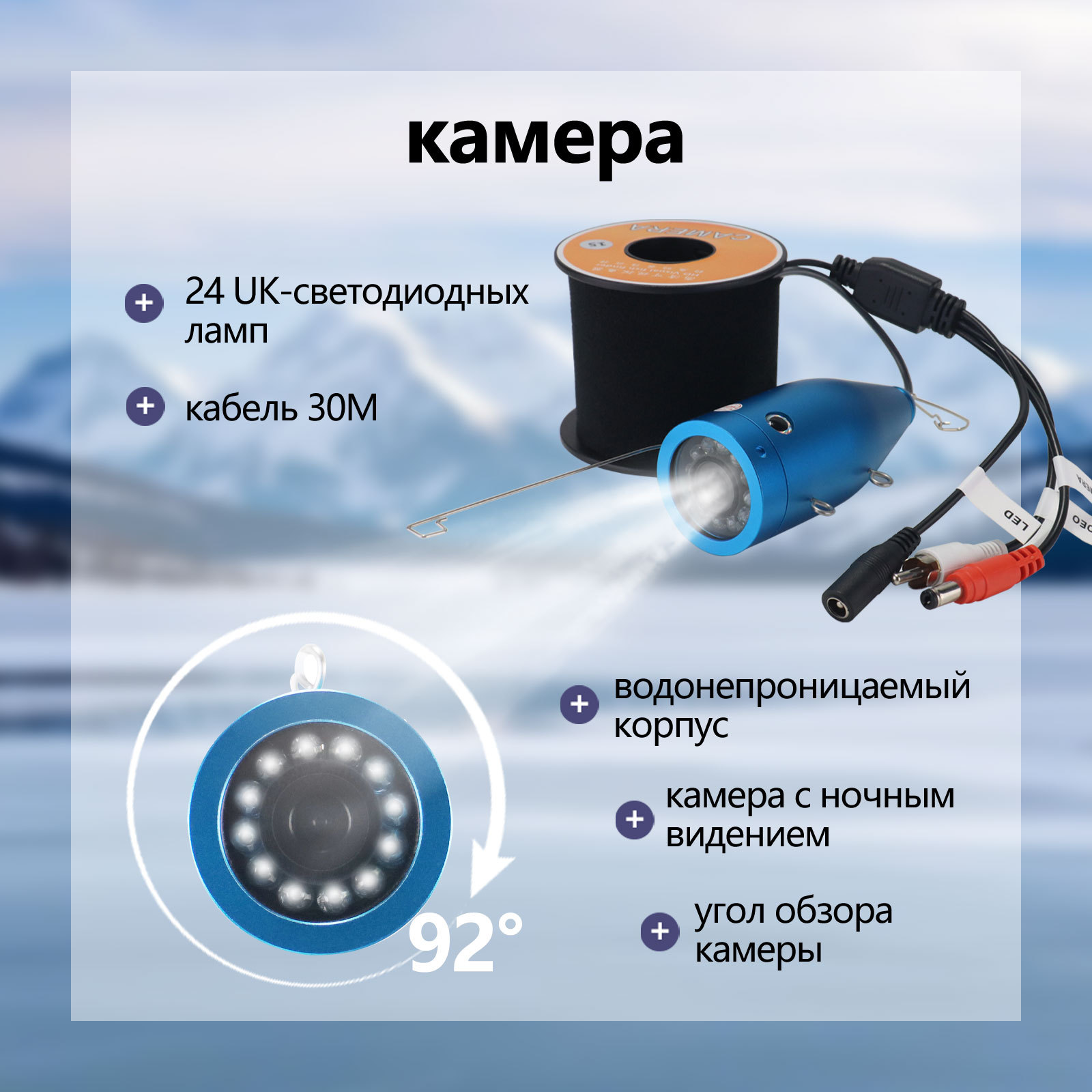 7-calowy ekran IPS, kamera pod – Fishing Camera recenzja i cena